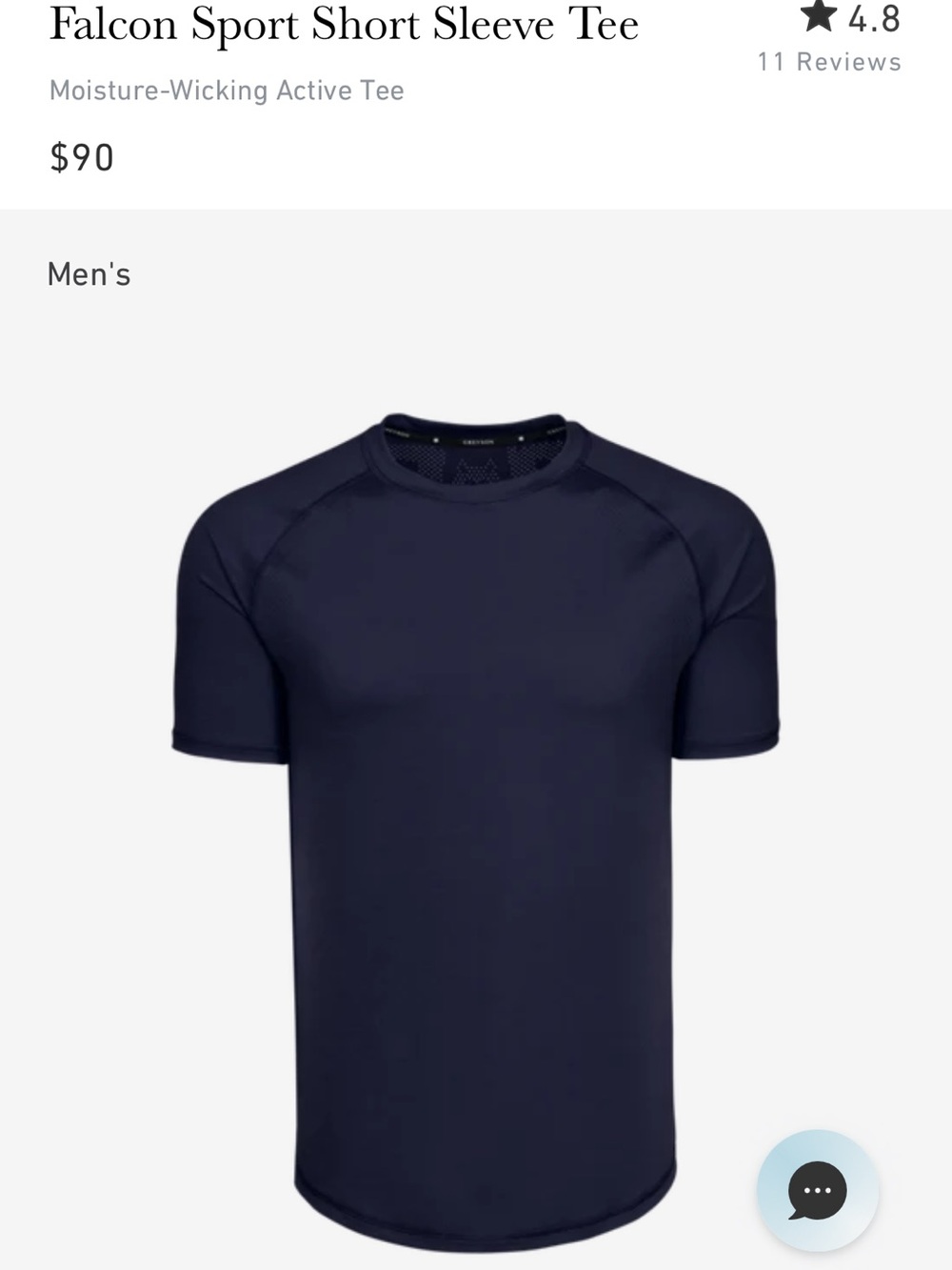 Greyson Performance Short Sleeve Tee - Maltese blue
